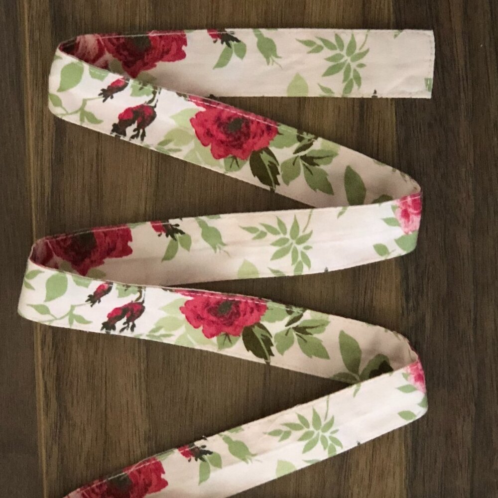 Gymboree ~ Teacher's Pet / Rose Floral ~ Fabric Belt {35"}
